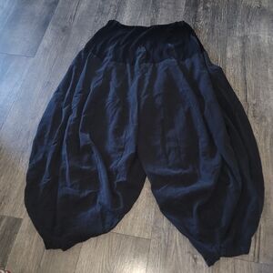 Kedem Sasson Black Harem Pants